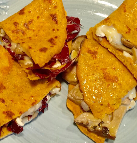Crepes integrali alla zucca