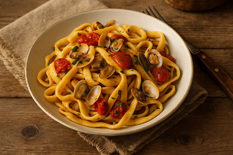 Fettuccine con telline