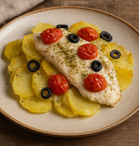 Pesce persico al forno