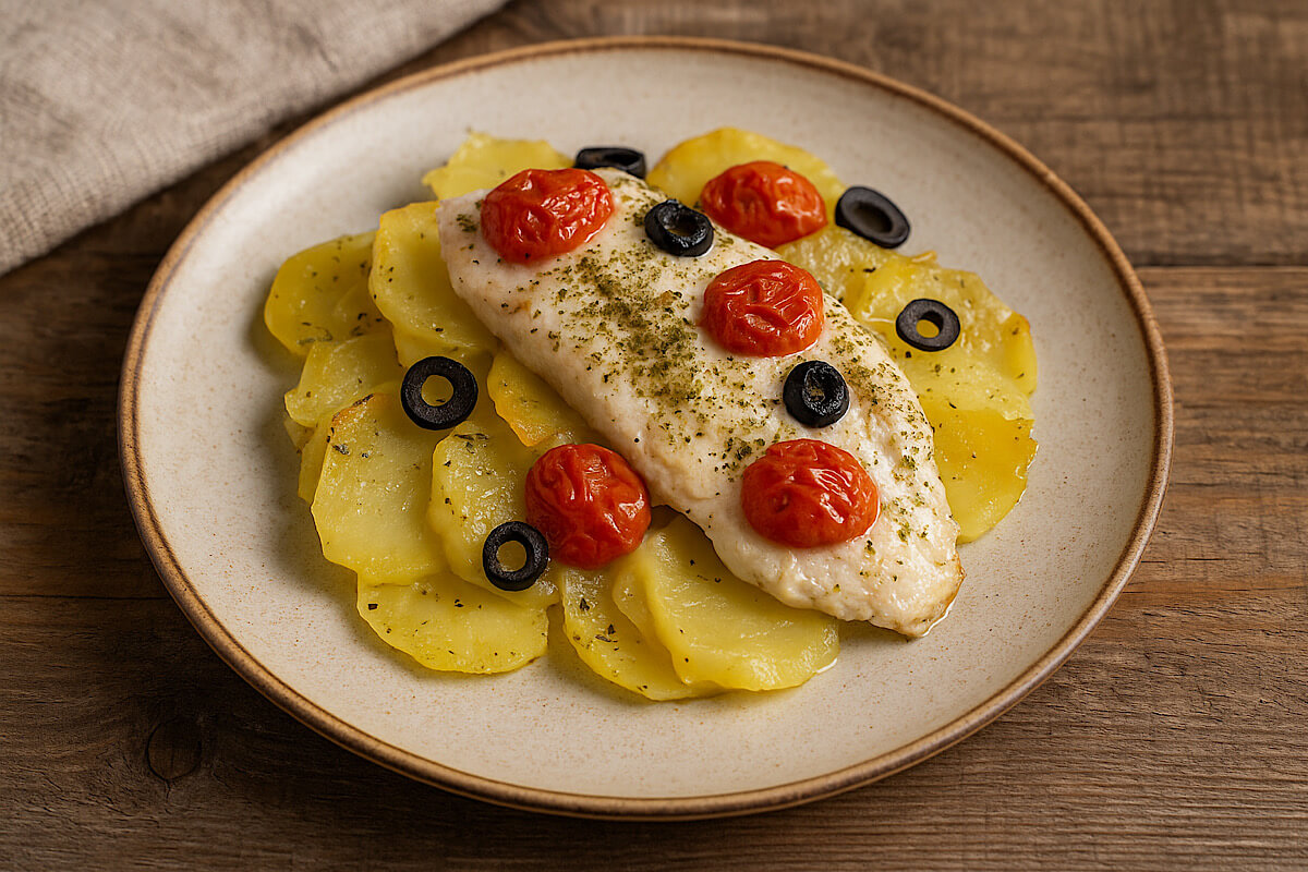 Pesce persico al forno con patate: la ricetta facile che risolve la cena (anche in friggitrice ad aria)