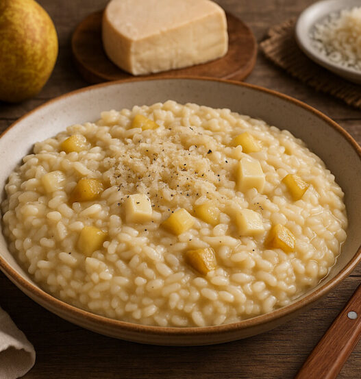 Risotto taleggio e pere