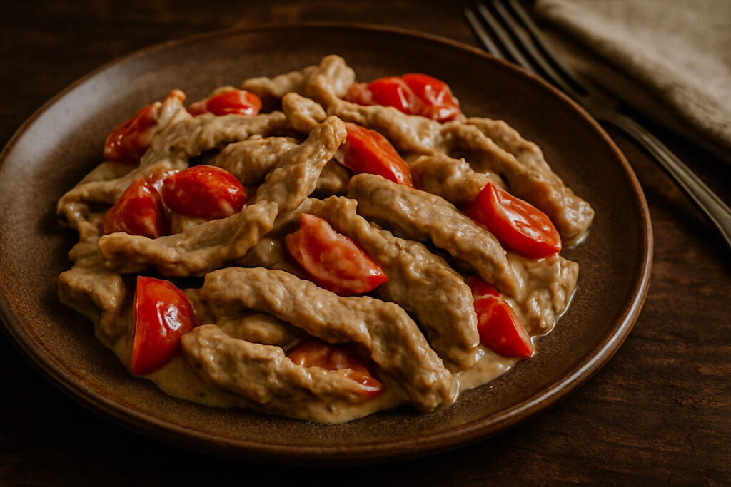 Straccetti di vitello cremosi