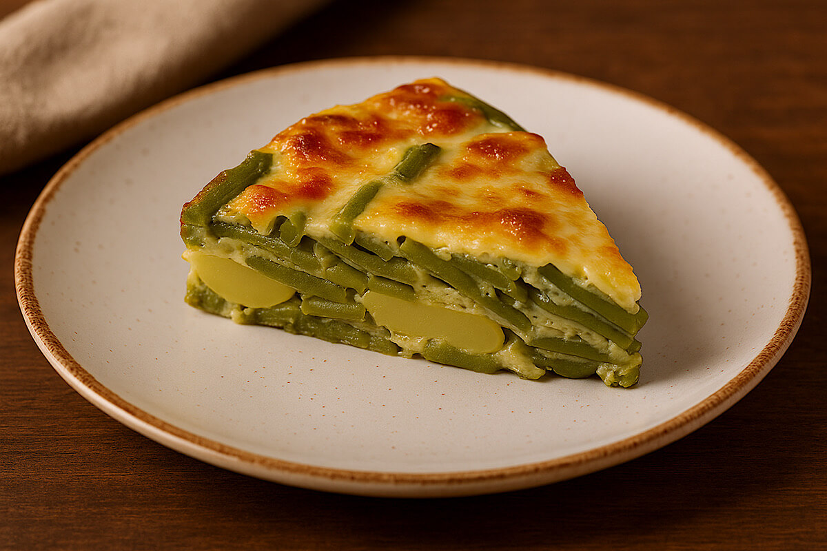 Tortino di fagiolini