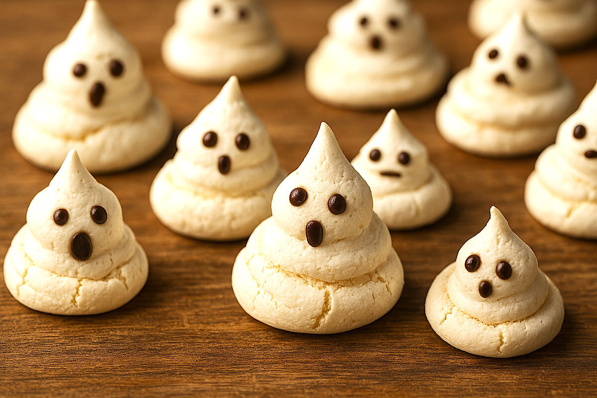 Fantasmini di meringa Bimby, la ricetta per Halloween che rende dolce anche la notte più paurosa