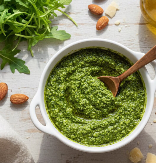 Pesto di rucola Bimby e frullatore
