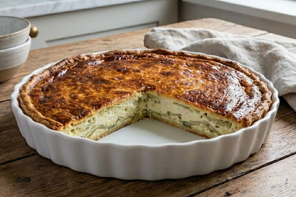 Torta salata di carciofi e ricotta Bimby