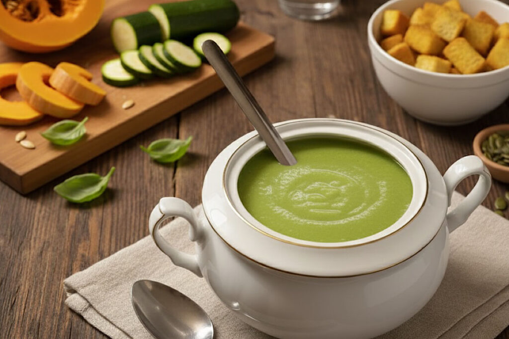 Vellutata di zucca, zucchine e patate Bimby