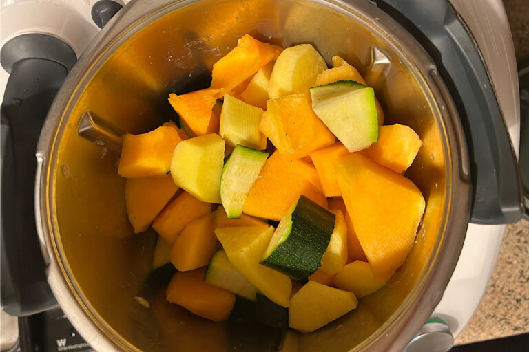 Vellutata di zucca, zucchine e patate Bimby