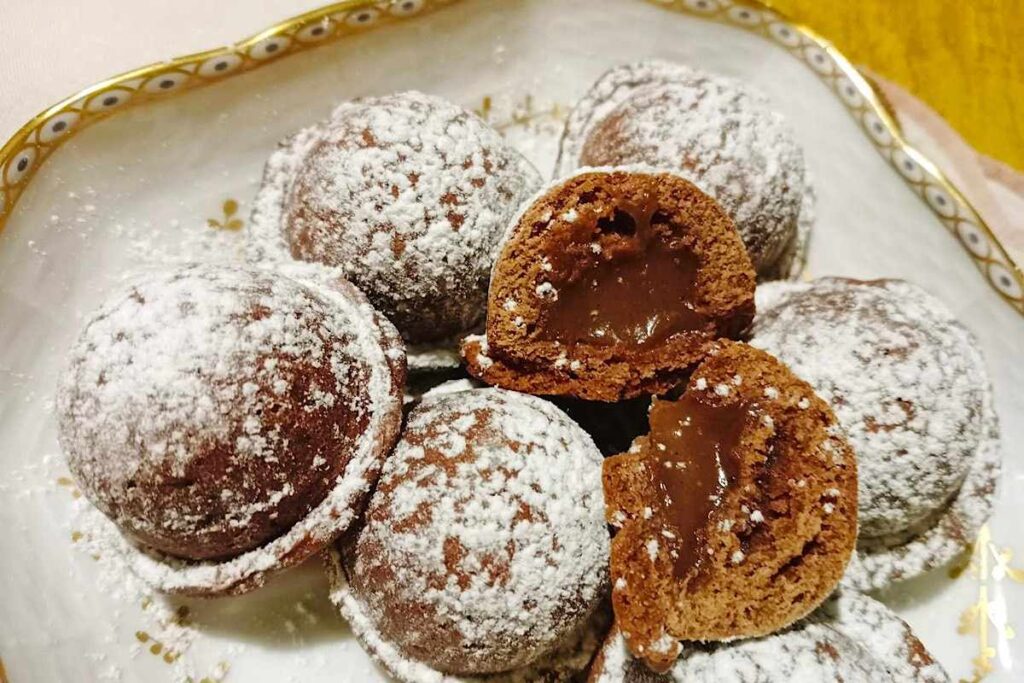 dolcetti ripieni di crema di marroni