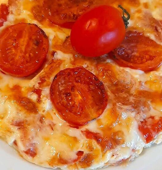 frittata con pomodorini