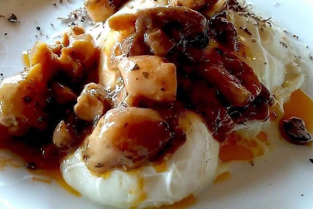 provola e funghi