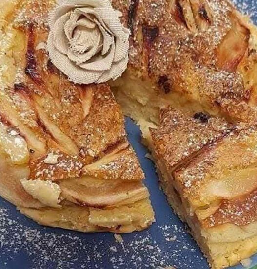 torta ricotta e pere