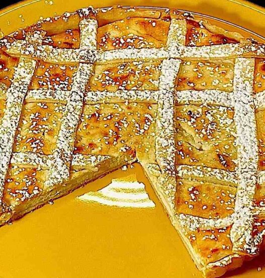 crostata ricotta e pere