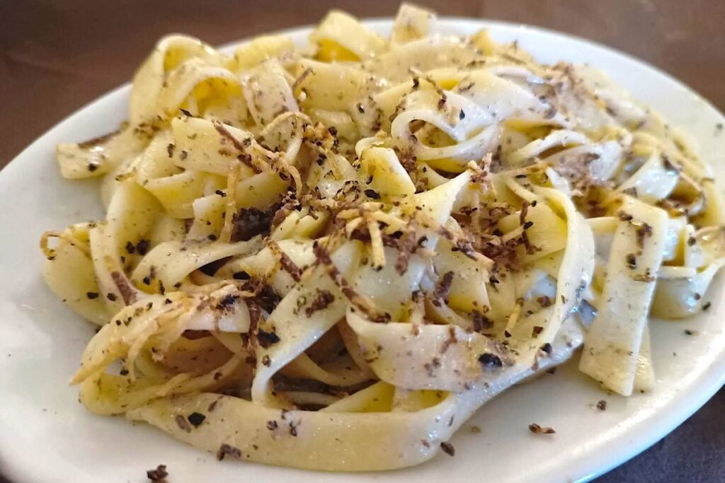pappardelle con tartufo
