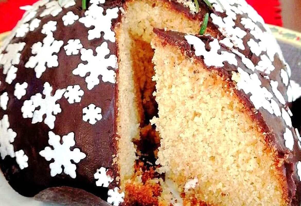 dolce coperto di cioccolato