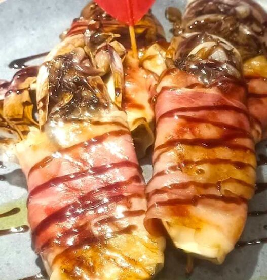 radicchio avvolto da speck
