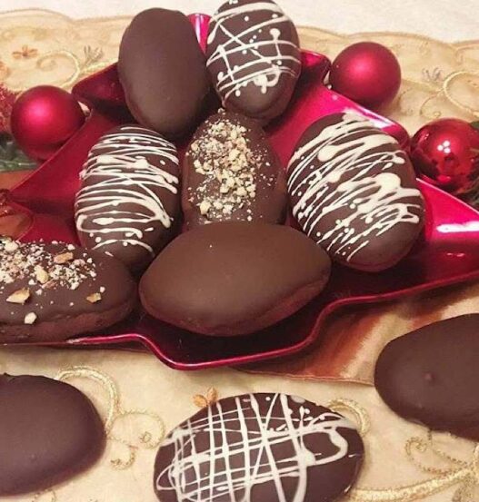 biscotti ricoperti di cioccolato