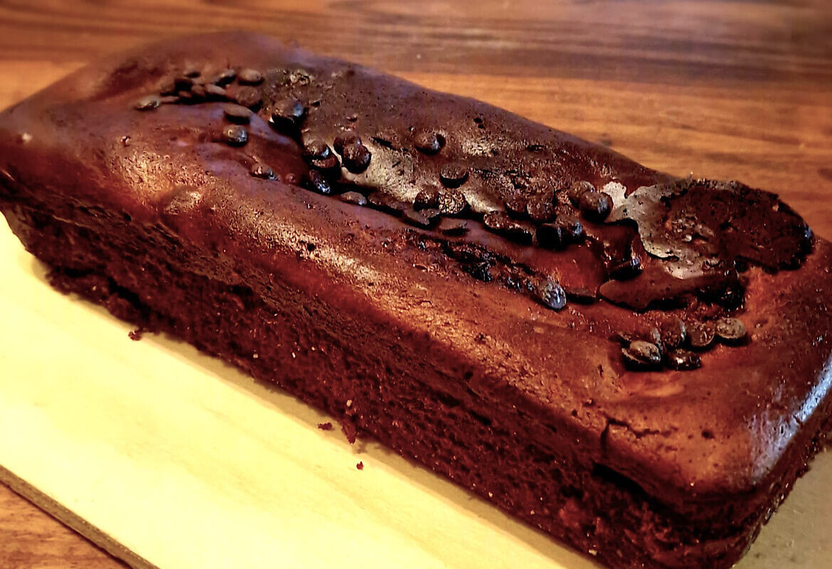 Plum-cake proteico in friggitrice ad aria