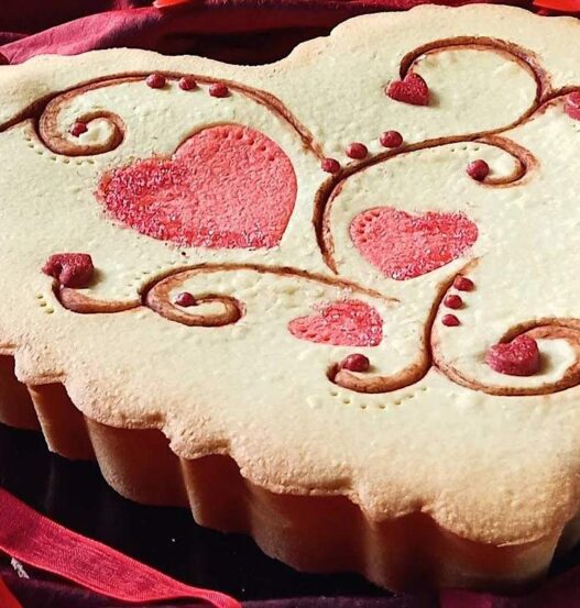 crostata a cuore