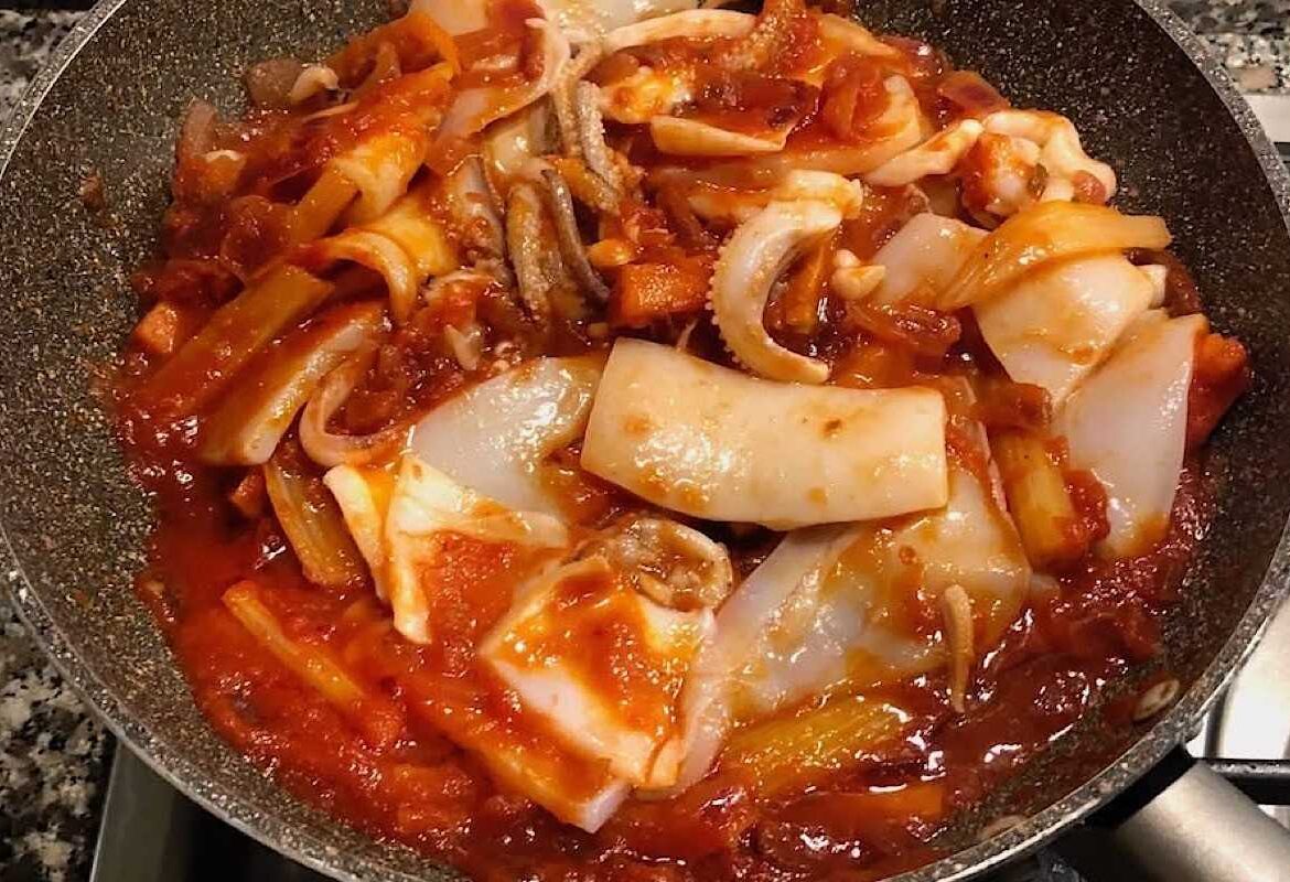 calamari con pomodoro