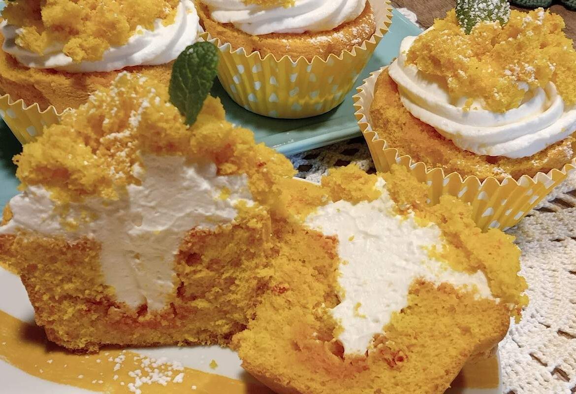 muffin con panna
