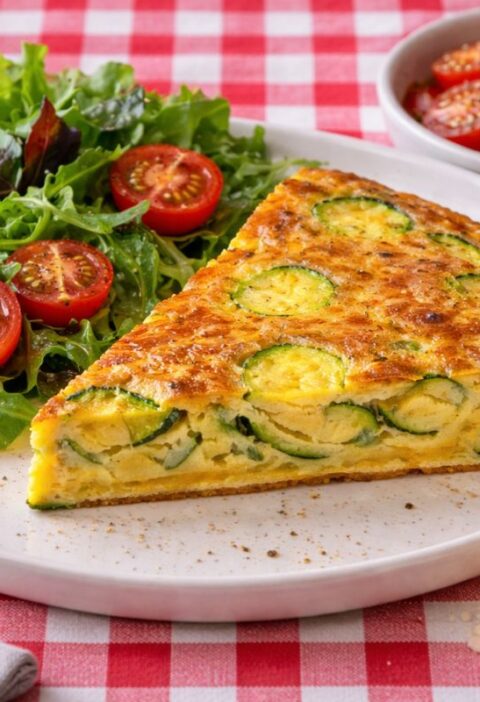 Frittata di zucchine al microonde