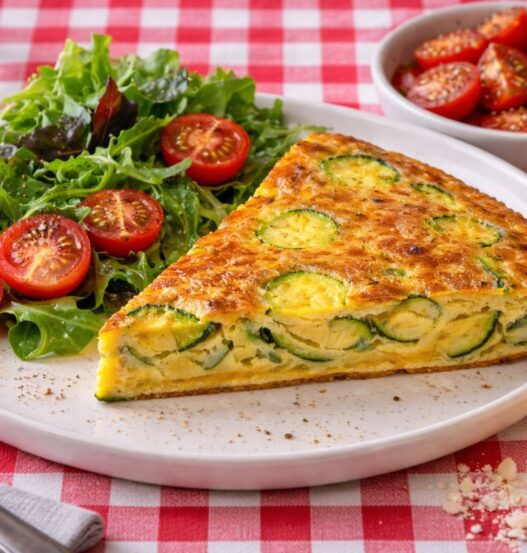 Frittata di zucchine al microonde