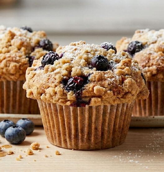 Muffin ai mirtilli al microonde