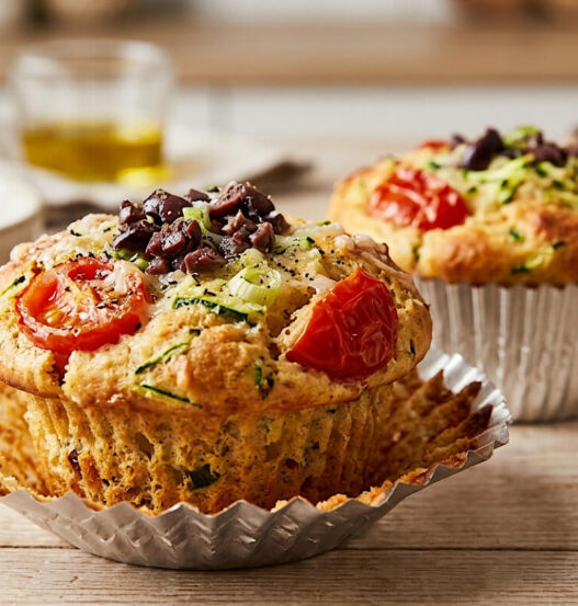 Muffin salati allo yogurt greco al microonde