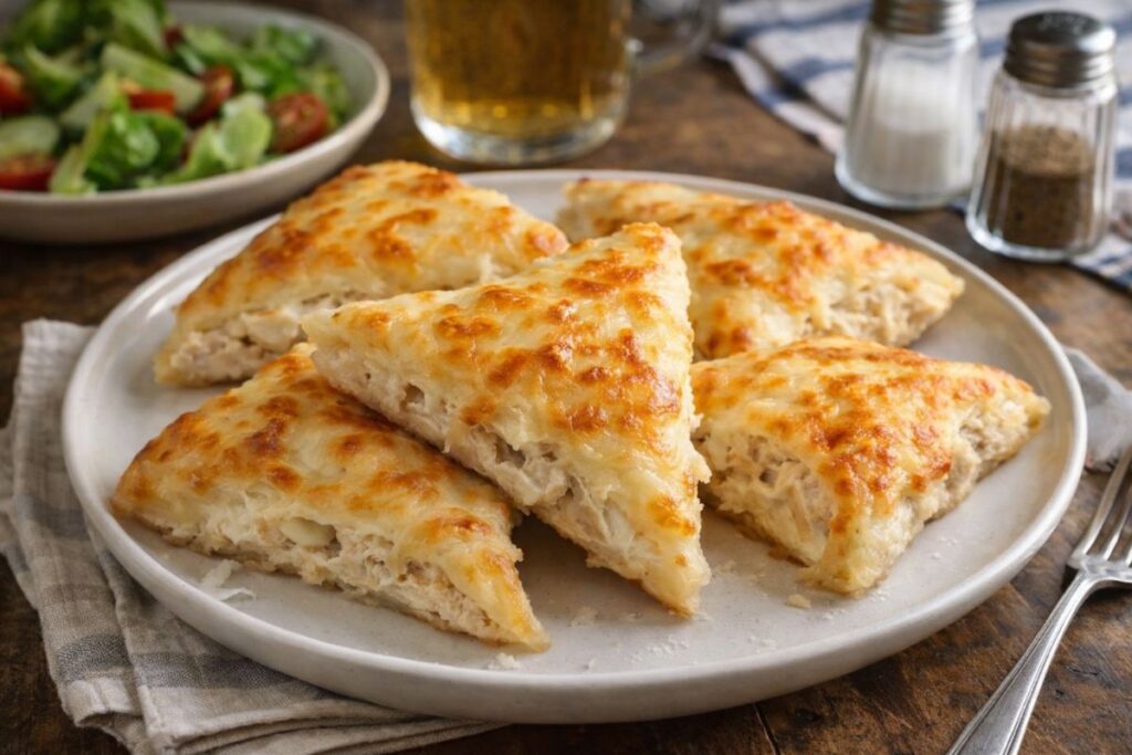 Triangolini di pollo e formaggio