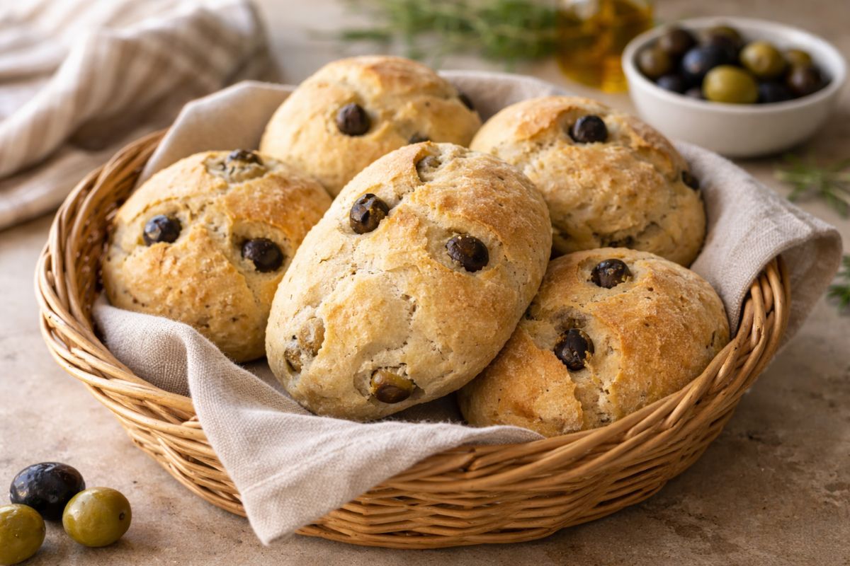 Fai il pane alle olive con solo un cucchiaio: tutti ti chiederanno la ricetta