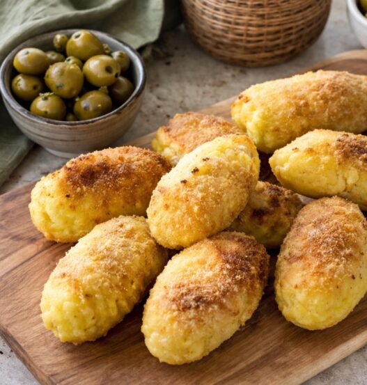 Crocchette di patate e pecorino in friggitrice ad aria