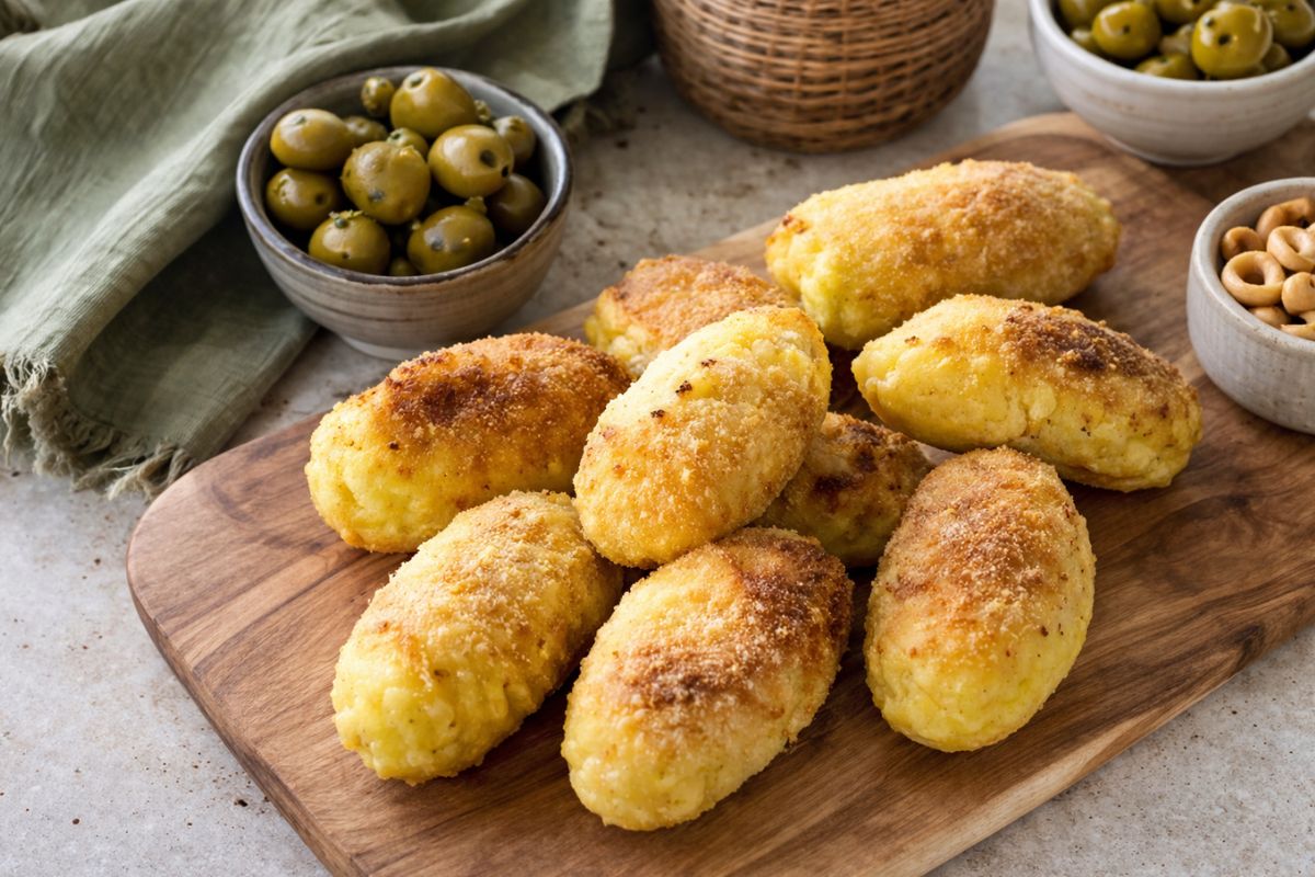 Patate e pecorino per crocchette spaziali in friggitrice ad aria: più leggere e gustosissime