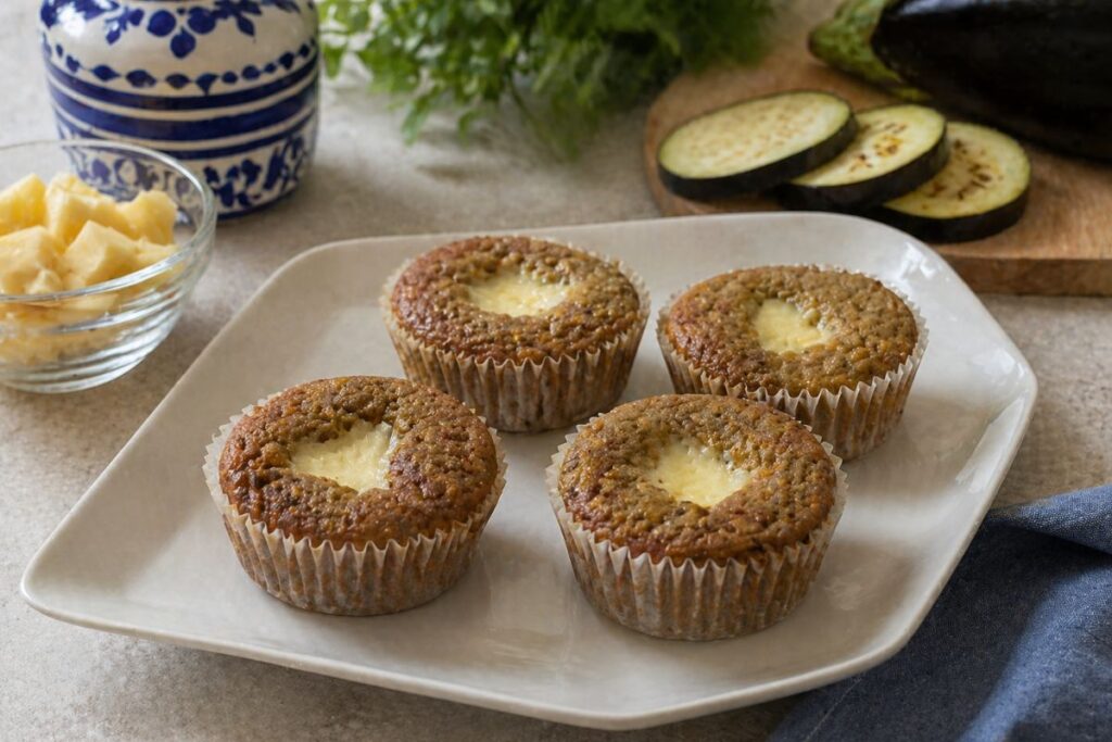 Muffin di melanzane con il Bimby