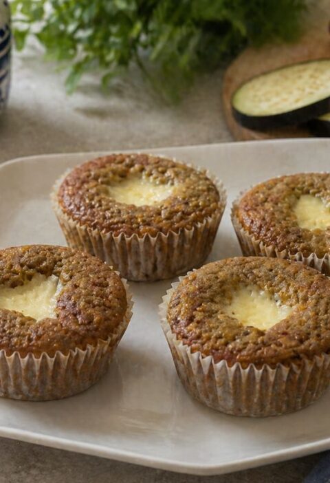 Muffin di melanzane con il Bimby