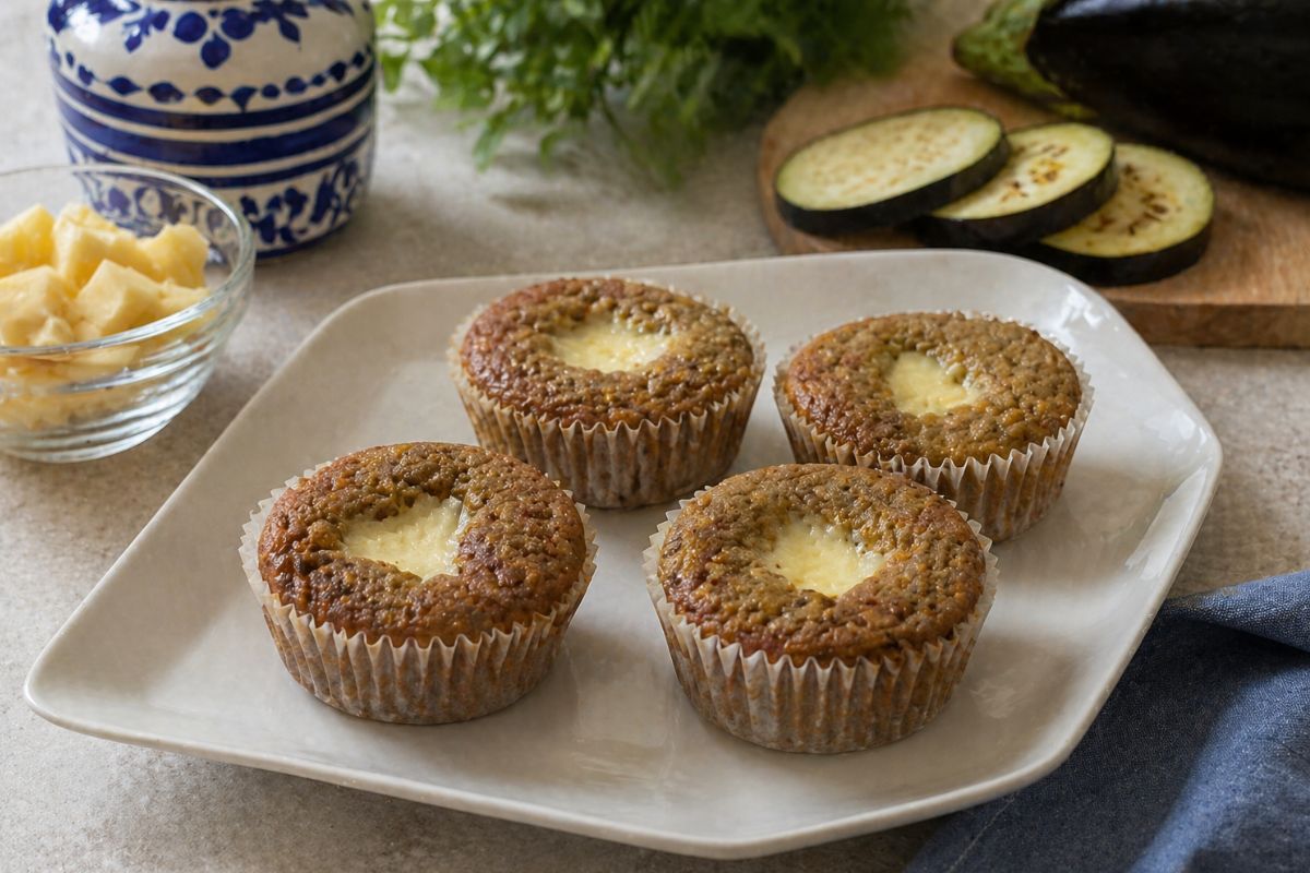 Sapevi che con le melanzane puoi fare degli ottimi muffin con il Bimby? Ricetta irresistibile