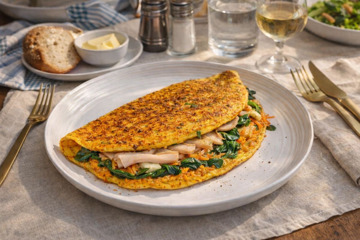 L’omelette light per un pranzo low carb: saporita, veloce e per chi ama mangiare bene anche a dieta