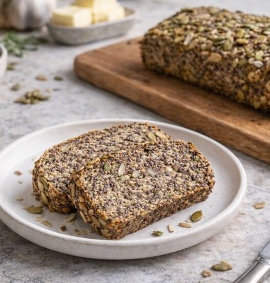Pane keto ai semi di lino
