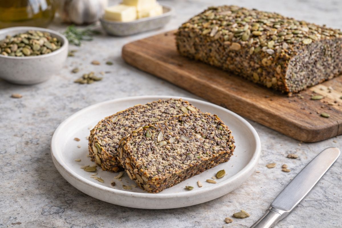 Il pane keto ai semi di lino che puoi farcire come preferisci: ricetta semplicissima