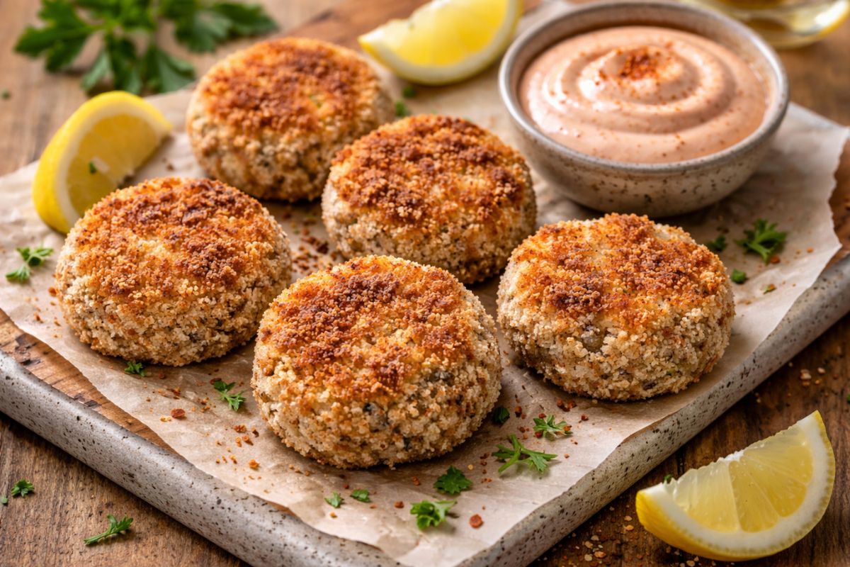 Ti bastano gamberi e merluzzo per queste polpette di mare in friggitrice ad aria: come in rosticceria
