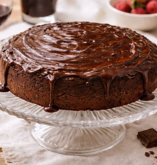 Torta ubriaca al vino rosso con il Bimby