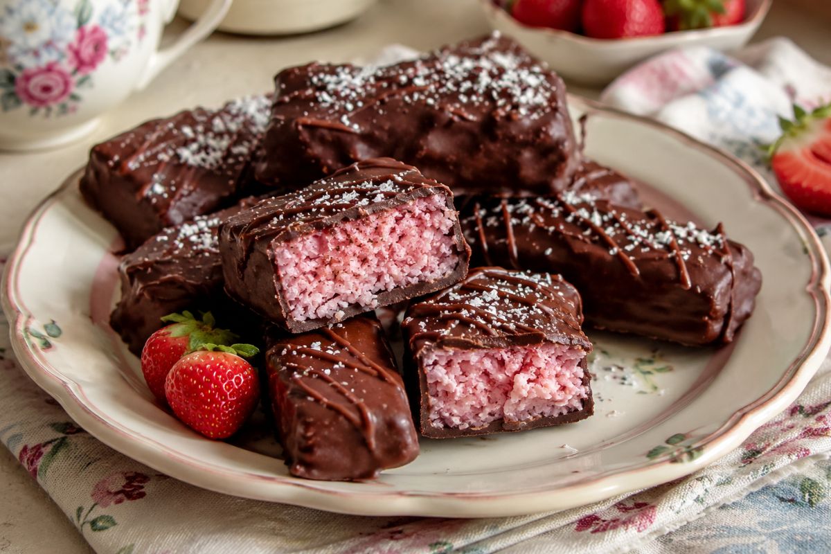 Il bounty alle fragole low carb, lo strappo alla regola che puoi fare anche tu (senza cottura)