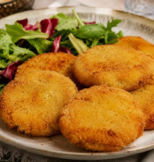 Cotolette di patate e tonno in friggitrice ad aria