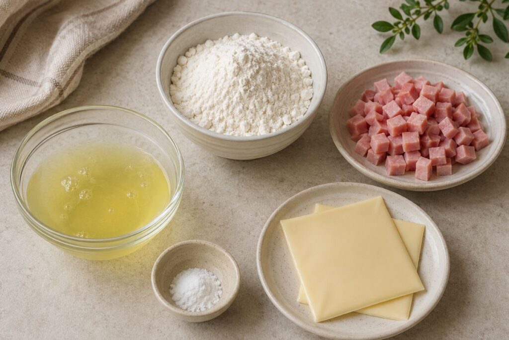 Pancake salato e proteico, ingredienti