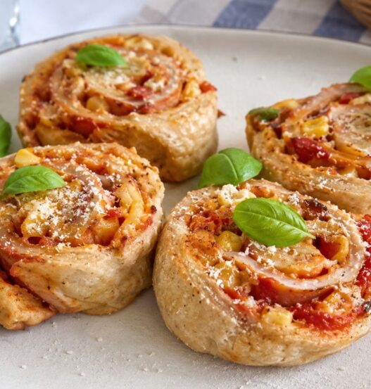 Rotolini di pizza proteica