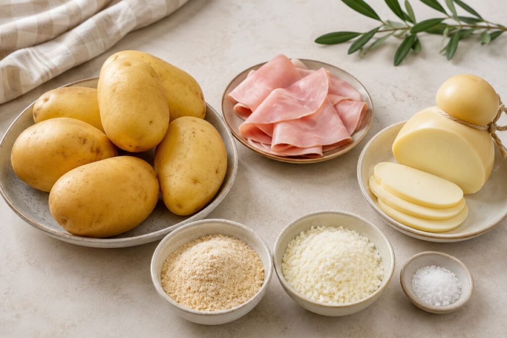 Torta di patate super croccante, ingredienti