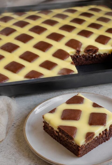 Torta piumino con il Bimby