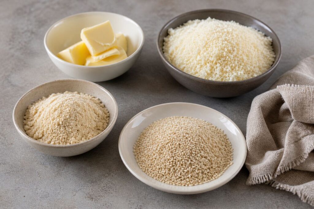frollini salati keto, ingredienti