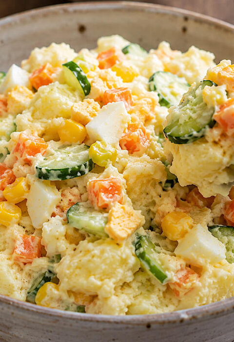 Insalata di patate coreana