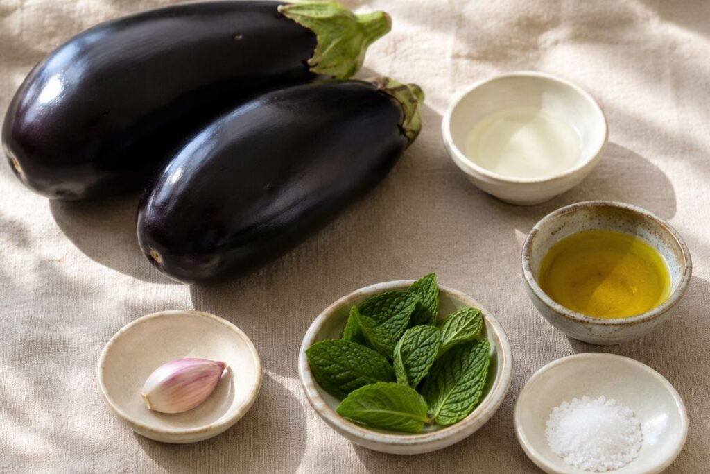 Melanzane alla quaglia, ingredienti